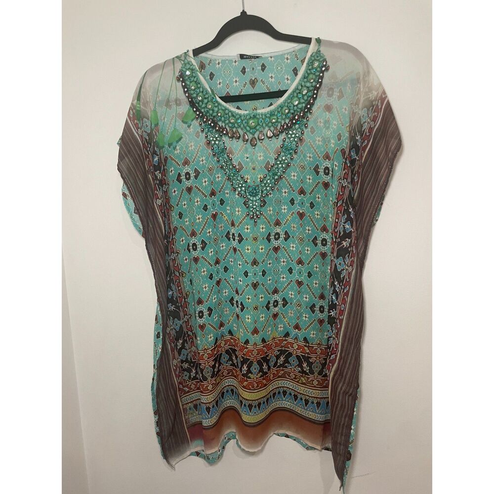 Malvin Blouse & Tunic Womens Beaded Detail Casual Work Brunch Church‎